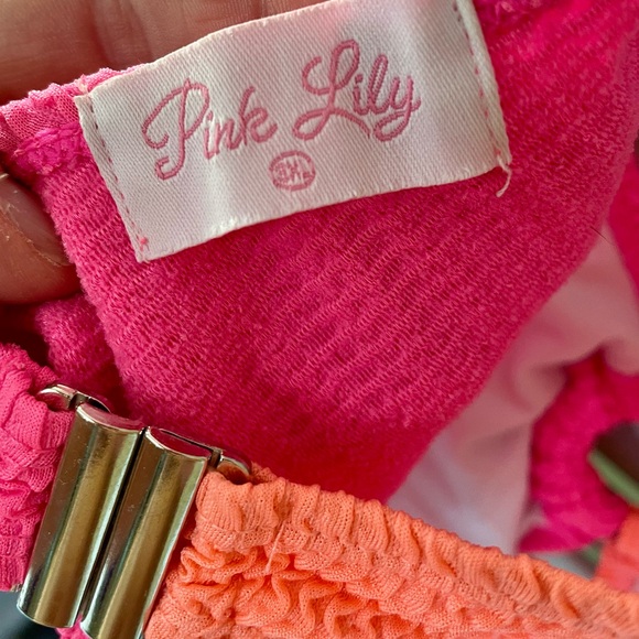 PINK LILY Bikini Top Textured Ring Link - Picture 5 of 6